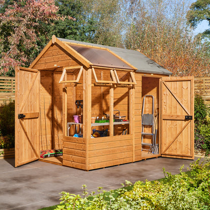 Rowlinson 8x6 Growhouse With Store