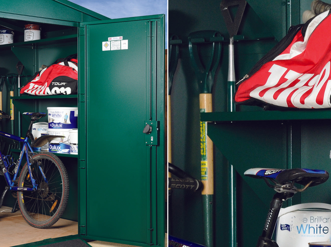 ASGARD The Gladiator Plus 2 Metal Storage Shed 7'X14'