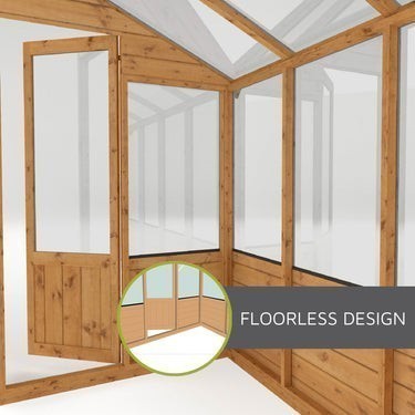 Traditional Tall Wall Greenhouse 6x3