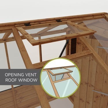 Traditional Tall Wall Greenhouse 6x3