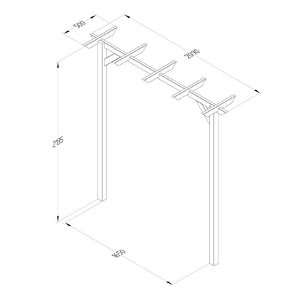 Hanbury Flat Top Arch
