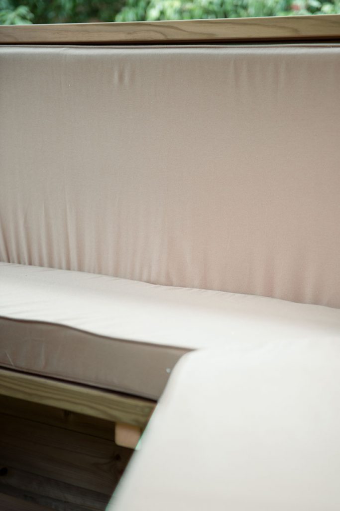 4m Premium Hexagonal Wooden Garden Gazebo with Cedar Roof – Furnished