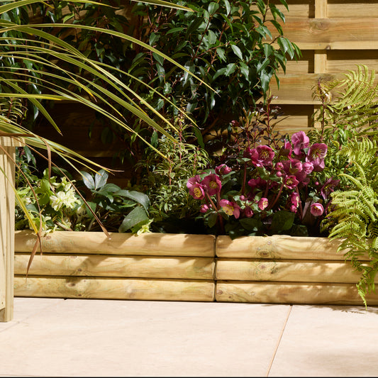 Rowlinson Horizontal Log Edging