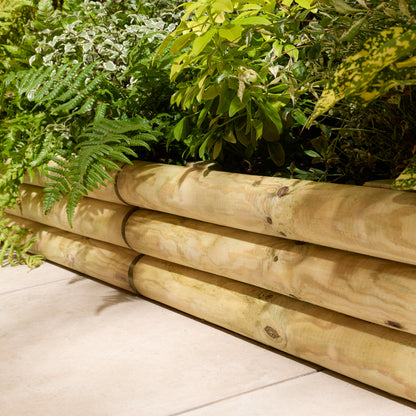 Rowlinson Horizontal Log Edging