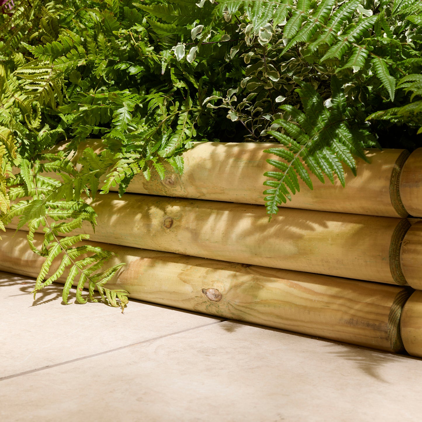 Rowlinson Horizontal Log Edging