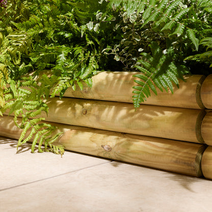 Rowlinson Horizontal Log Edging