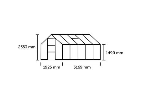 Halls Icon 6 Greenhouse