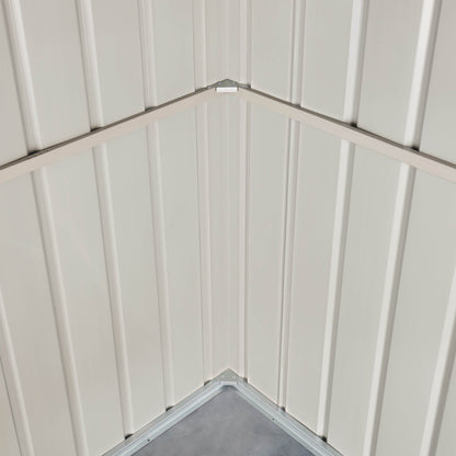 6x3 Globel Apex Metal Shed