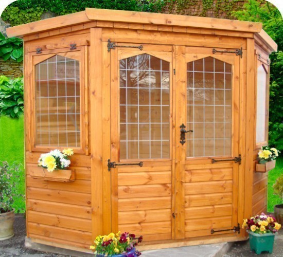 The Leaded Corner Summerhouse 6'x6'