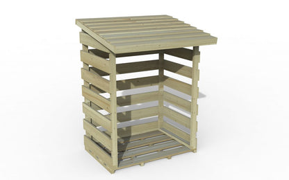 Compact Pent Log Store