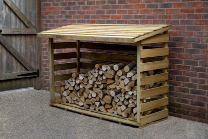 Large Pent Log Store