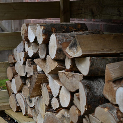 Large Pent Log Store