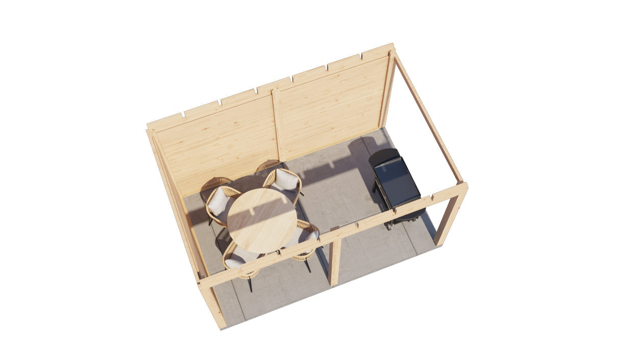 Lugarde Select Gazebo Andover 388x250cm 28mm