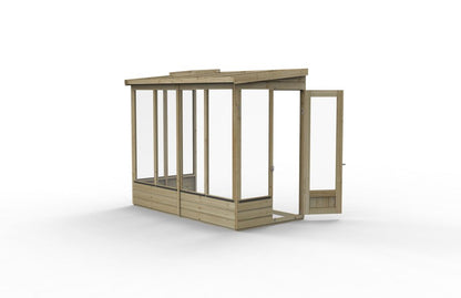 Forest 8x4 Wallscape Lean-to Greenhouse