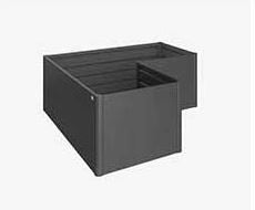 Biohort Raised Vegetable Bed L Shape 2mx1m