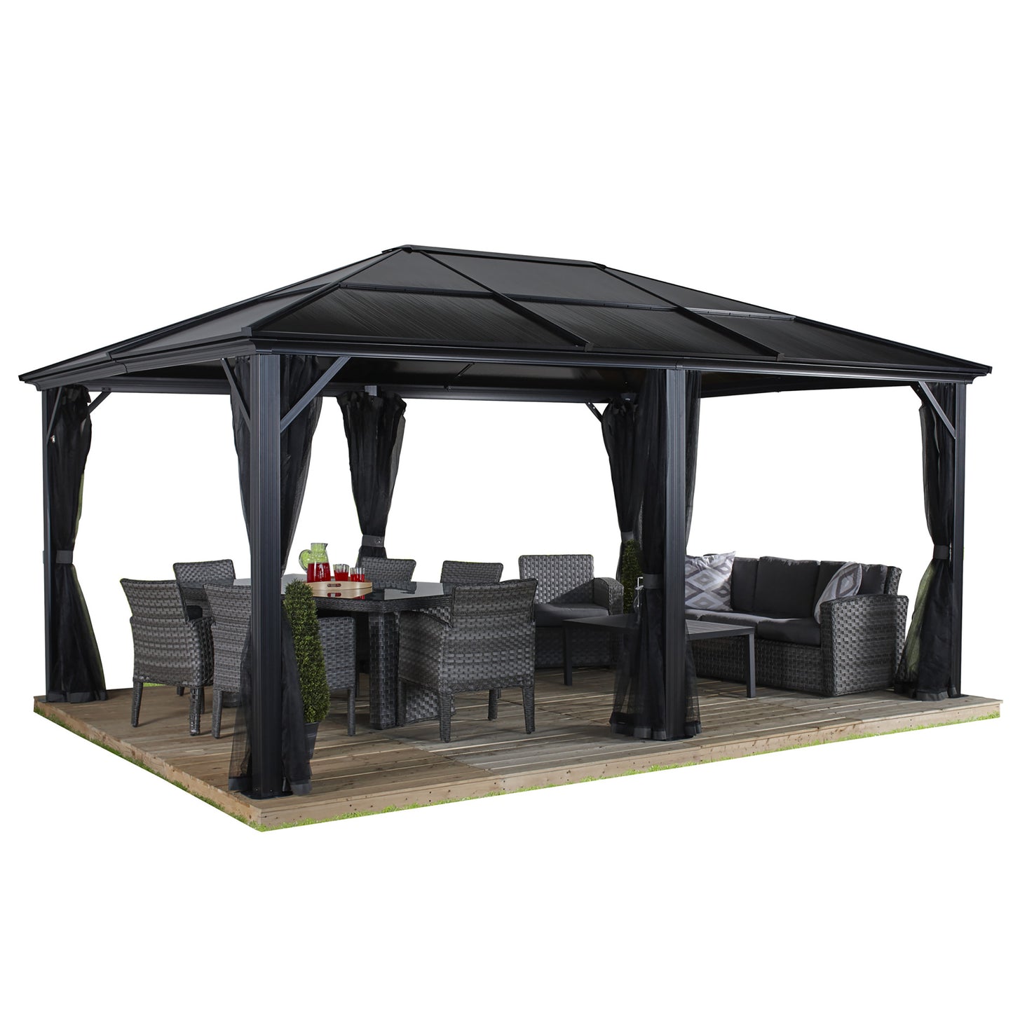 Sojag Meridien Gazebo 3.7m x 4.9m