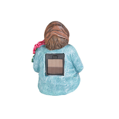 Grandmother Solar Garden Ornament – Light Up Outdoor Garden Statue