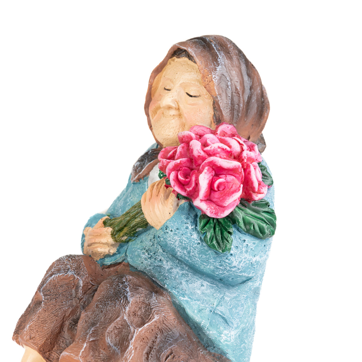 Grandmother Solar Garden Ornament – Light Up Outdoor Garden Statue