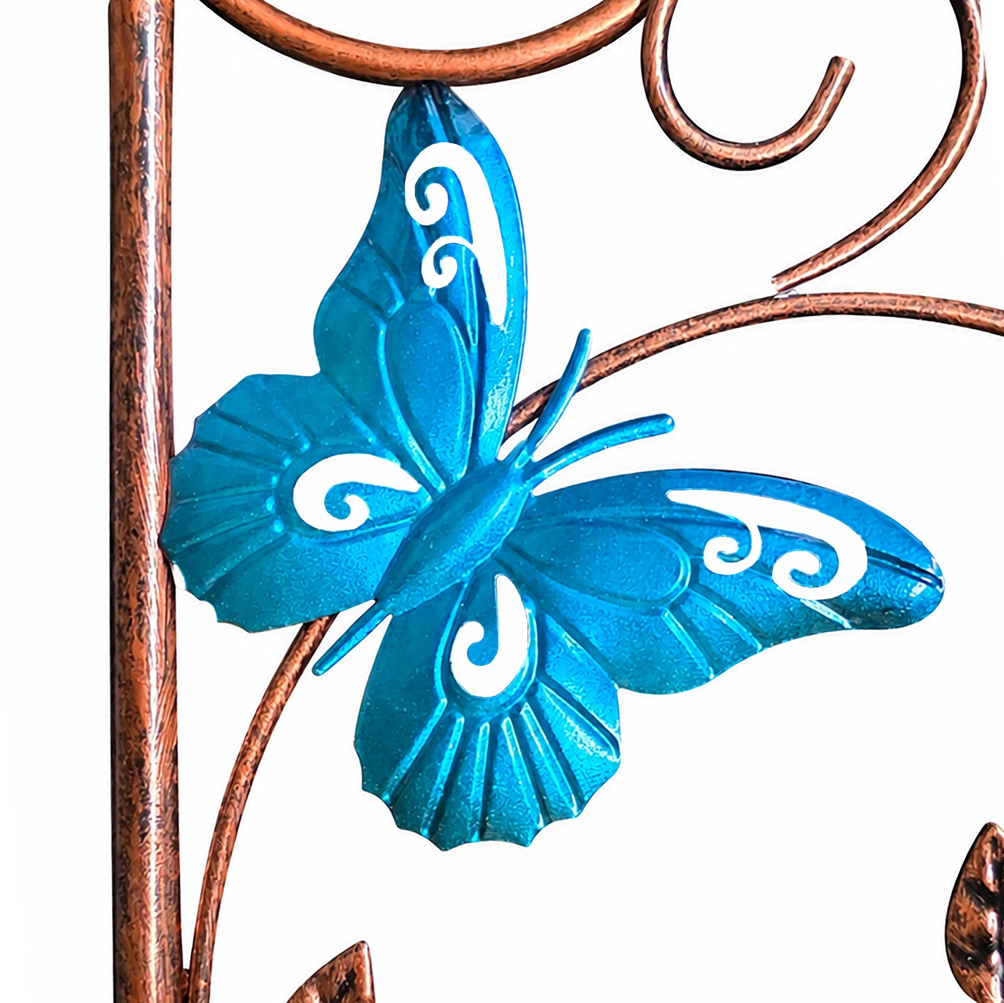 Bronze Effect Butterfly Garden Bird Bath and Bird Feeder