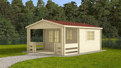 Manchester Log Cabin 4mx5.85m - 68mm