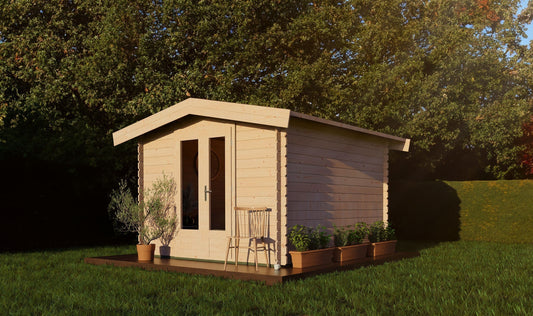 Apex 3m x 3m Log Cabin