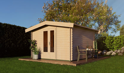 Apex 3m x 3.5m Log Cabin