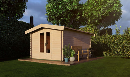 Apex 4m x 3m Log Cabin