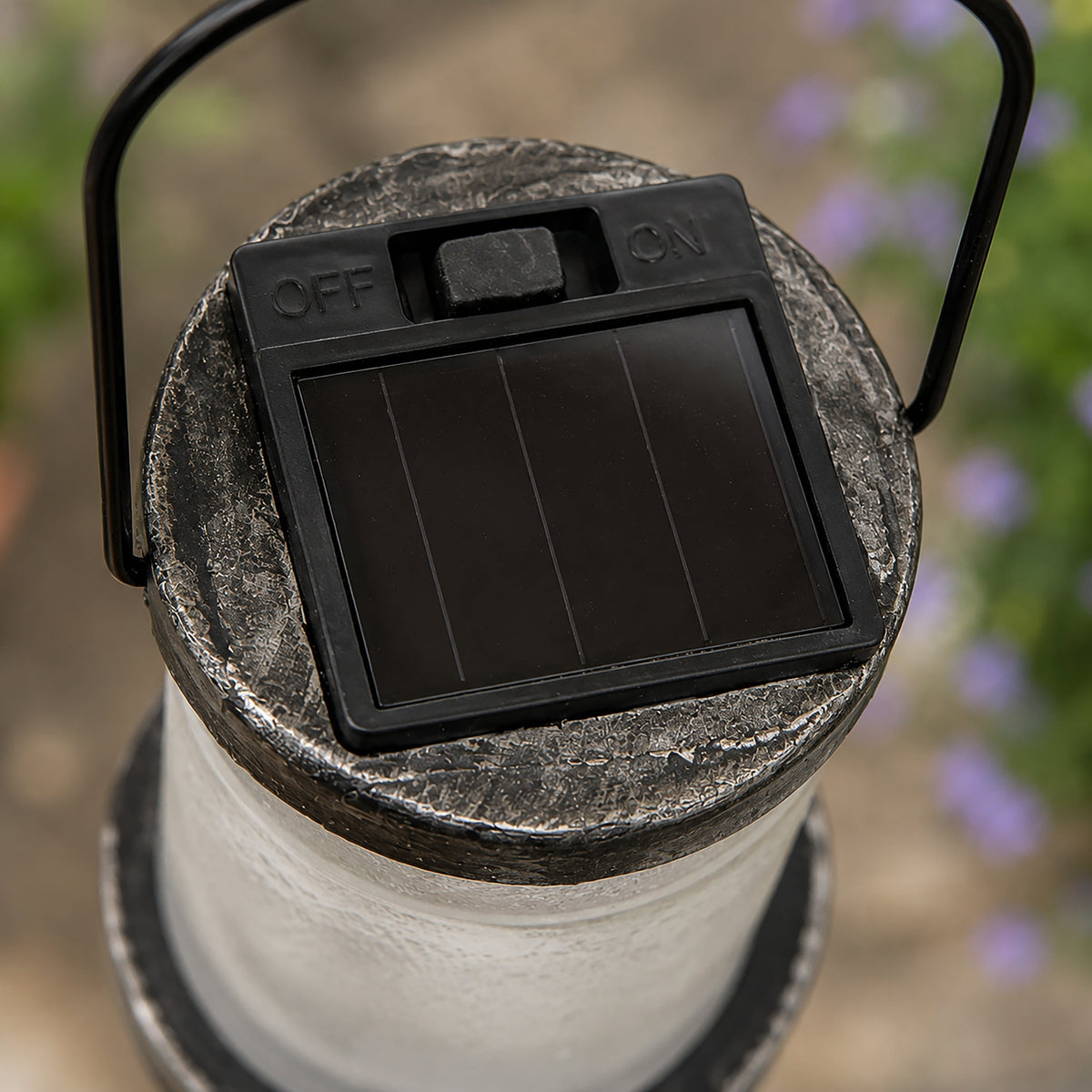 Solar Duck Garden Ornament with LED Lantern
