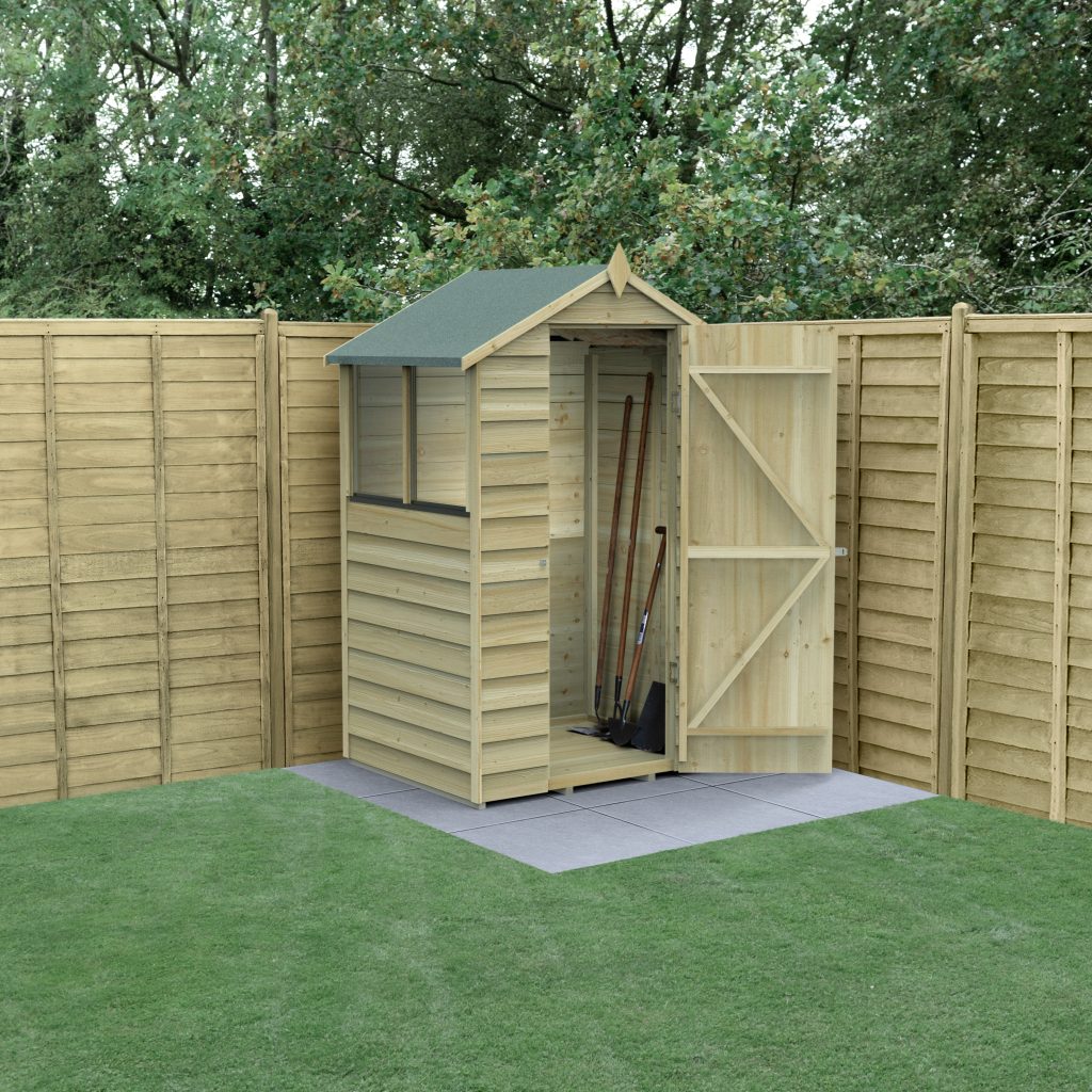 Overlap Pressure Treated 4x3 Apex Shed