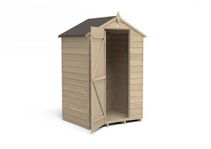 Overlap Pressure Treated 4×3 Apex Shed – No Window