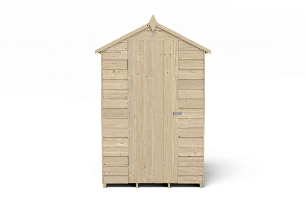 Overlap Pressure Treated 4×3 Apex Shed – No Window