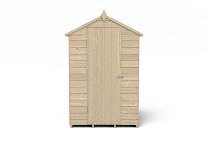 Overlap Pressure Treated 4×3 Apex Shed – No Window