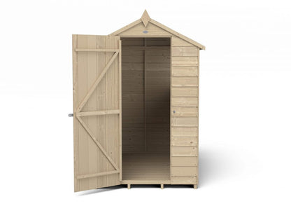 Overlap Pressure Treated 6×4 Apex Shed