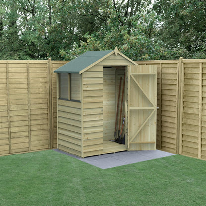 Overlap Pressure Treated 5x3 Apex Shed