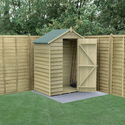 Overlap Pressure Treated 5x3 Apex Shed - No Window