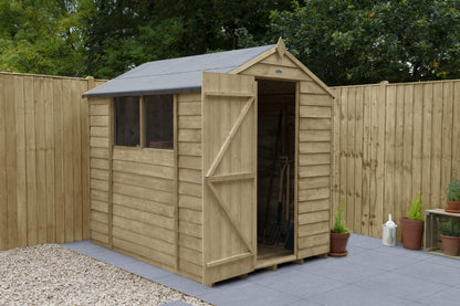 Overlap Pressure Treated 7×5 Apex Shed