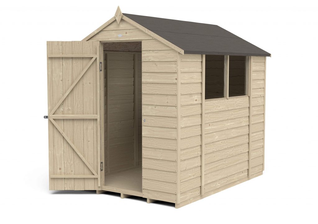 Overlap Pressure Treated 7×5 Apex Shed
