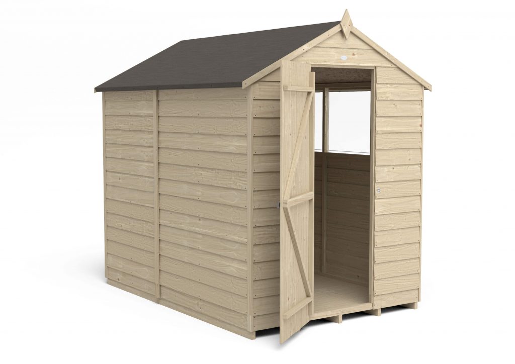 Overlap Pressure Treated 7×5 Apex Shed