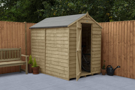 Overlap Pressure Treated 7×5 Apex Shed – No Window