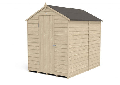 Overlap Pressure Treated 7×5 Apex Shed – No Window