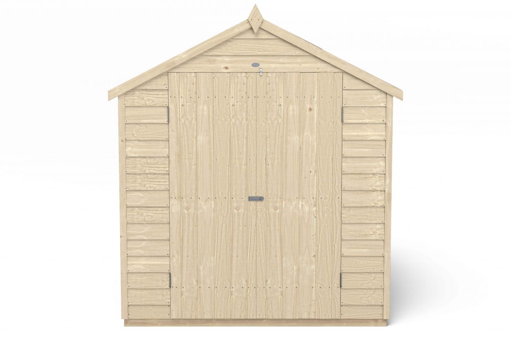 Overlap Pressure Treated 8×6 Apex Shed – No Window