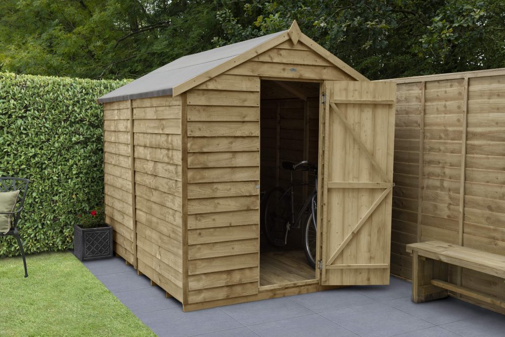 Overlap Pressure Treated 8×6 Apex Shed – No Window