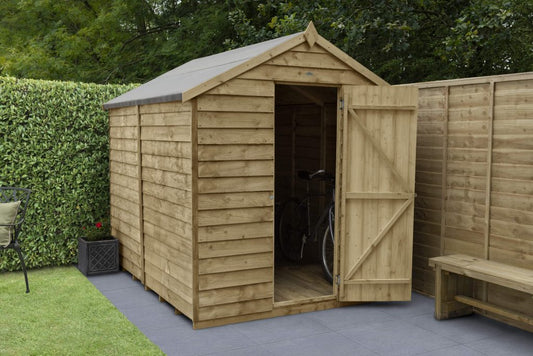 Overlap Pressure Treated 8×6 Apex Shed – No Window
