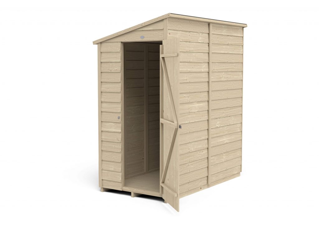 Overlap Pressure Treated 6×3 Pent Shed – No Window