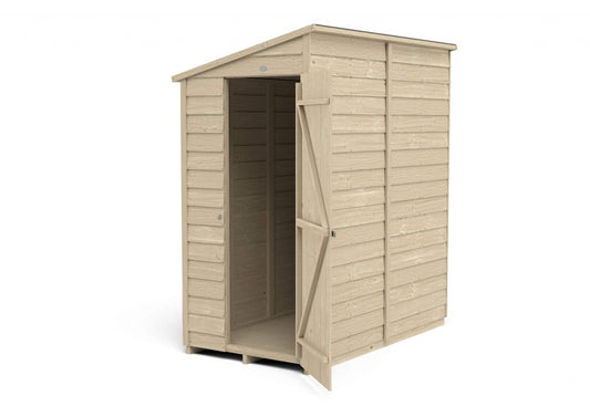 Overlap Pressure Treated 6×3 Pent Shed – No Window