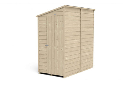 Overlap Pressure Treated 6×3 Pent Shed – No Window