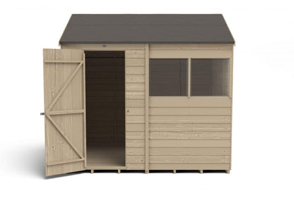 Overlap Pressure Treated 8×6 Reverse Apex Shed