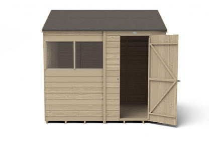 Overlap Pressure Treated 8×6 Reverse Apex Shed