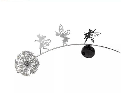 Solar Dandelion Fairy Stake Light Outdoor Garden Ornament