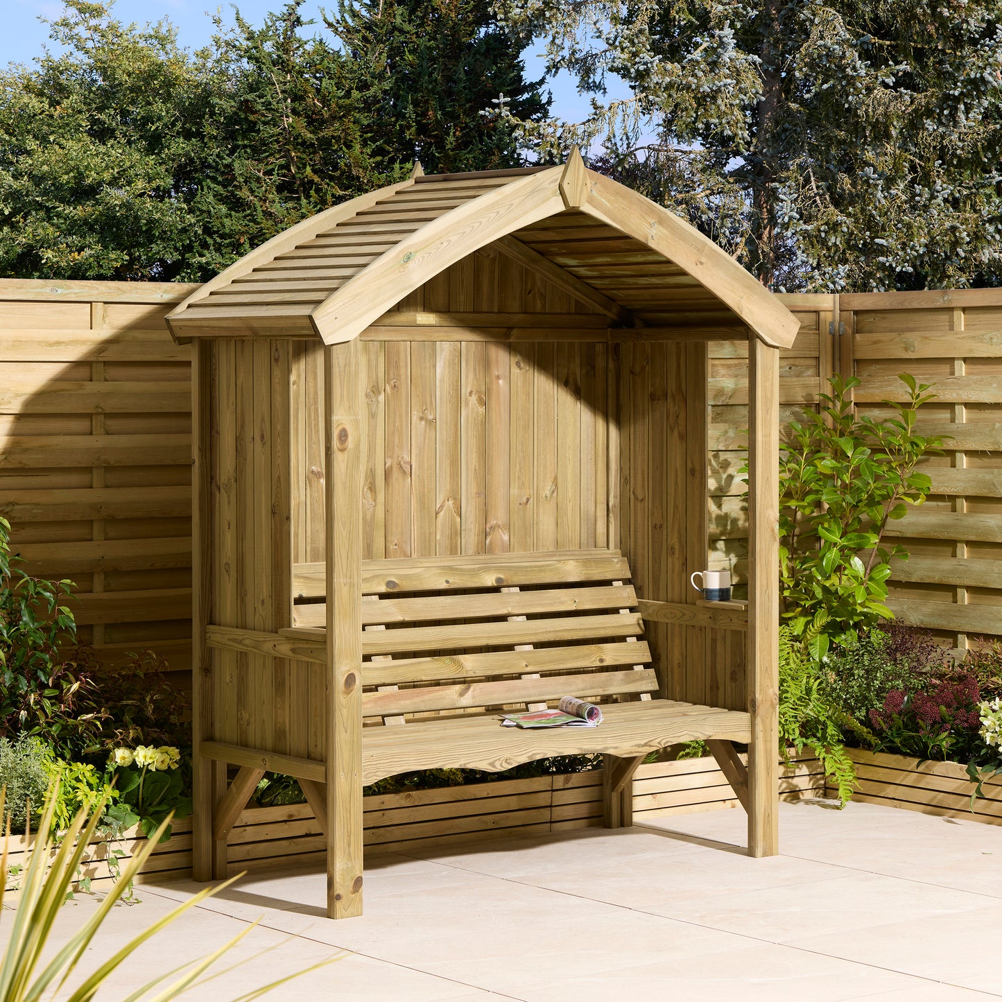 Rowlinson Harrogate 3 Seat Arbour